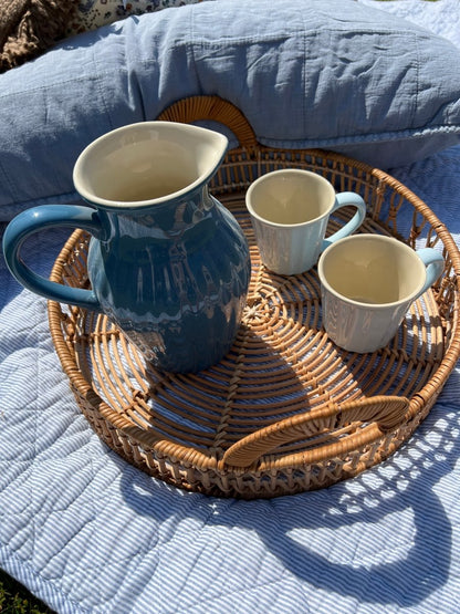 Mug CHARLY - Mug bleu ciel en grès émaillé - B&Inside