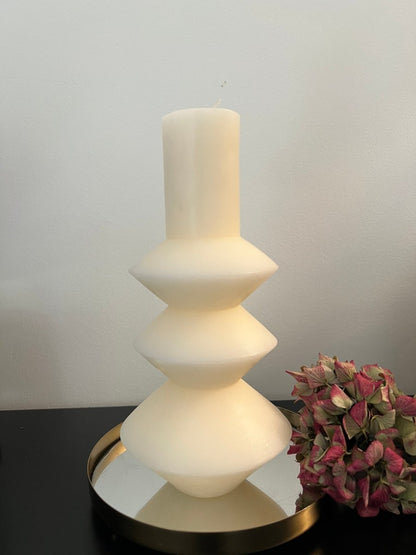 NEPTUNE - Bougie blanche décoratif - B&Inside