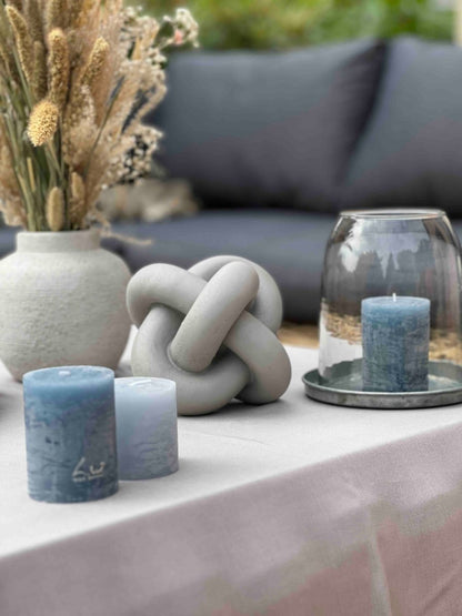 Nœud Décoratif PELOTE - Résine Grise - B&Inside