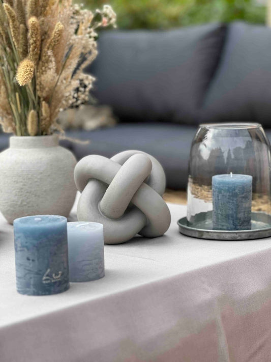 Nœud Décoratif PELOTE - Résine Grise - B&Inside