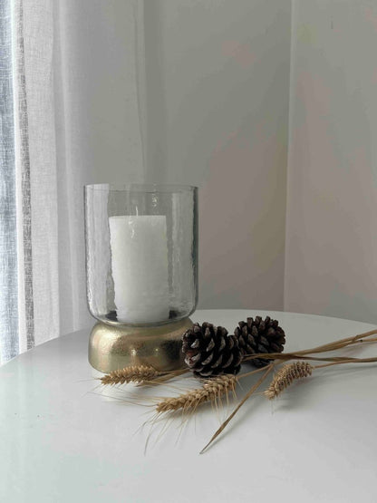 Photophore en verre - NORA - L'éclat doré qui sublime - B&Inside