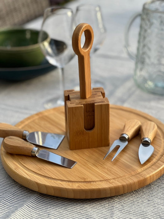 Plateau à fromage ANTONA en bois - Art de la table - B&Inside