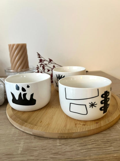 ROSI - Set à apéritif en faïence - B&Inside