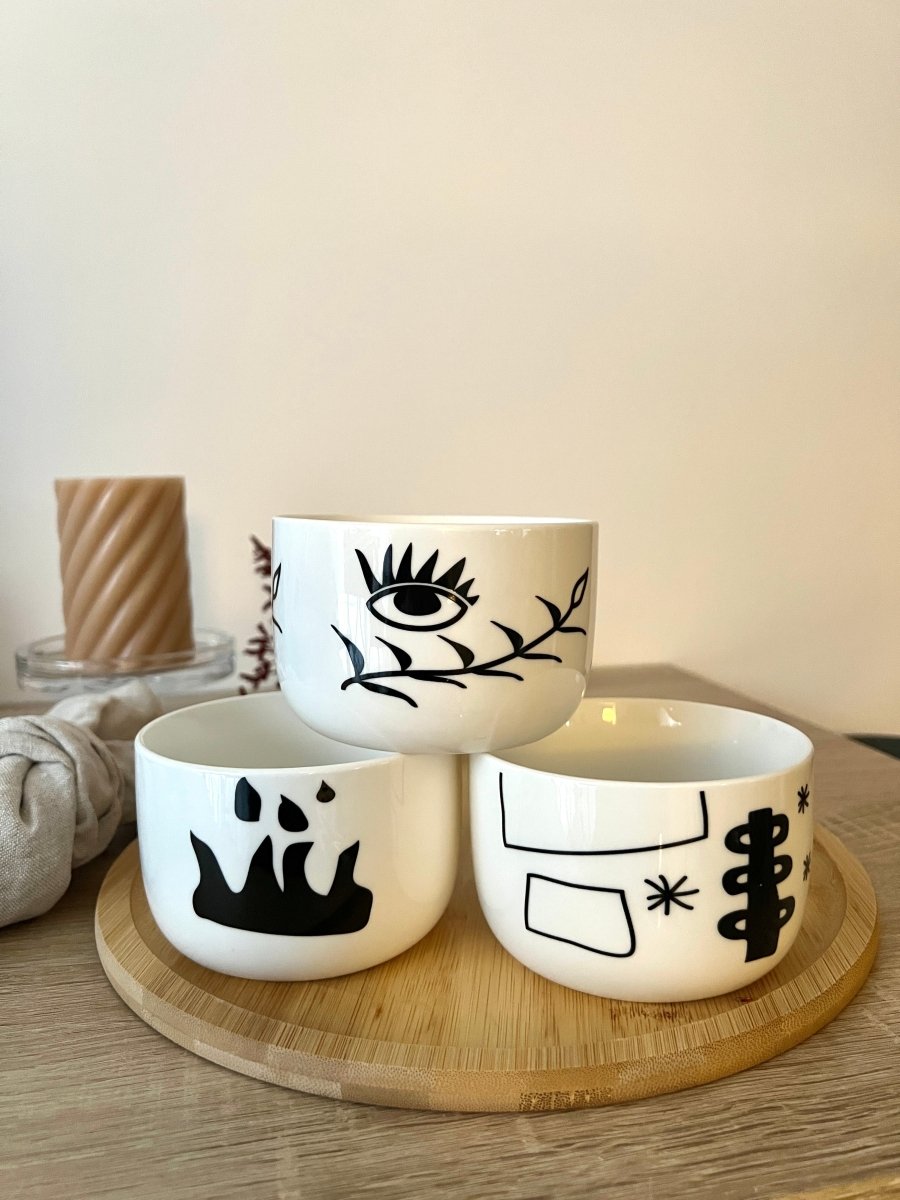 ROSI - Set à apéritif en faïence - B&Inside