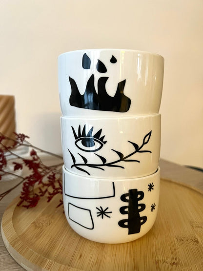 ROSI - Set à apéritif en faïence - B&Inside