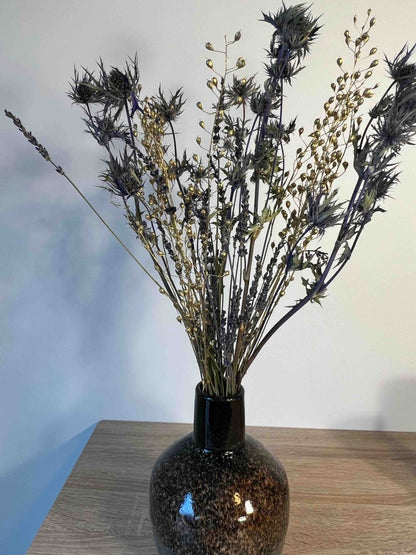 ROYAL - Bouquet de fleurs séchées or et bleu - B&Inside