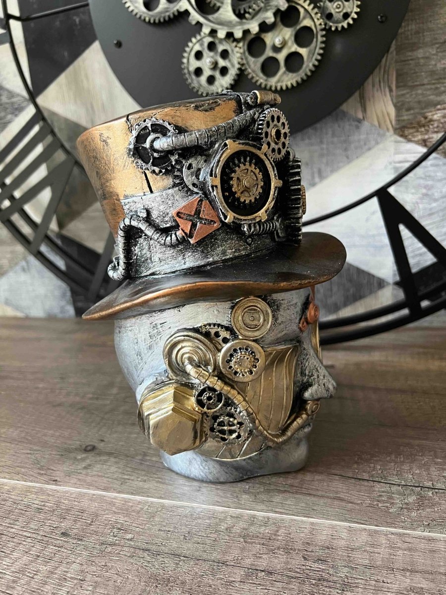 Sculpture décorative steampunk HEAD - B&Inside