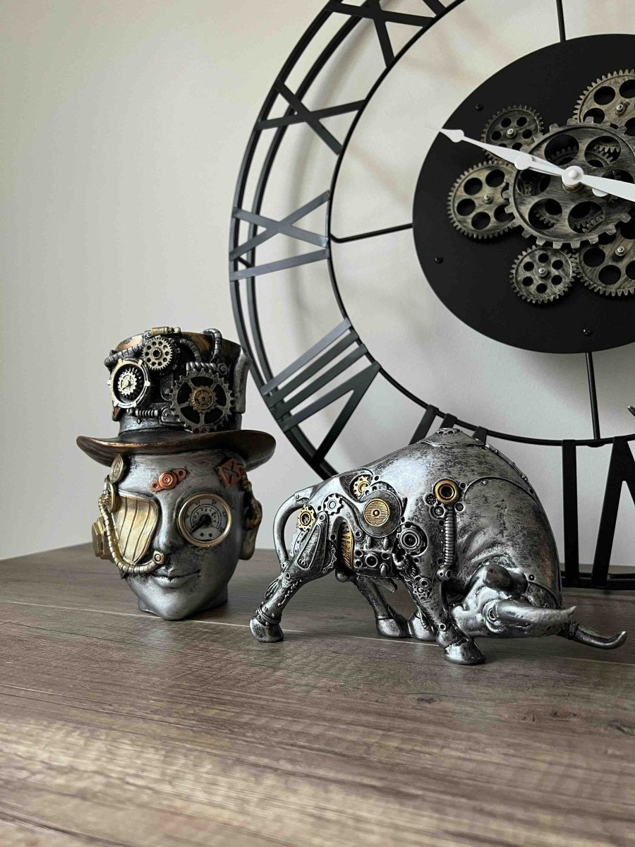 Sculpture décorative steampunk HEAD - B&Inside