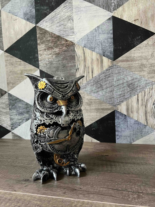 Sculpture décorative steampunk OWL - B&Inside