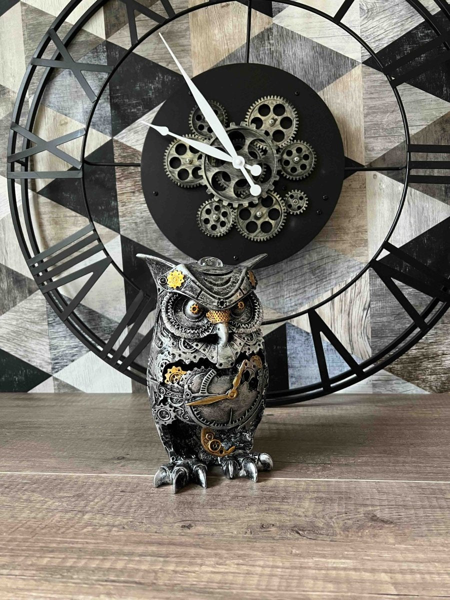 Sculpture décorative steampunk OWL - B&Inside