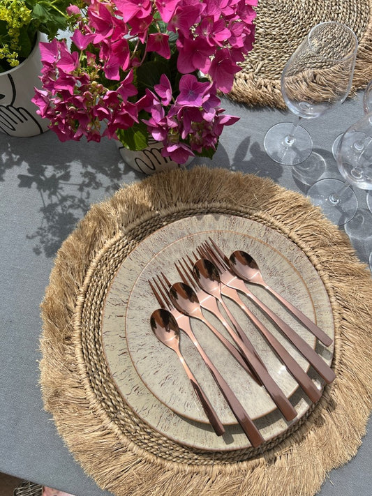 Service de 24 couverts cuivrés ALBI - B&Inside