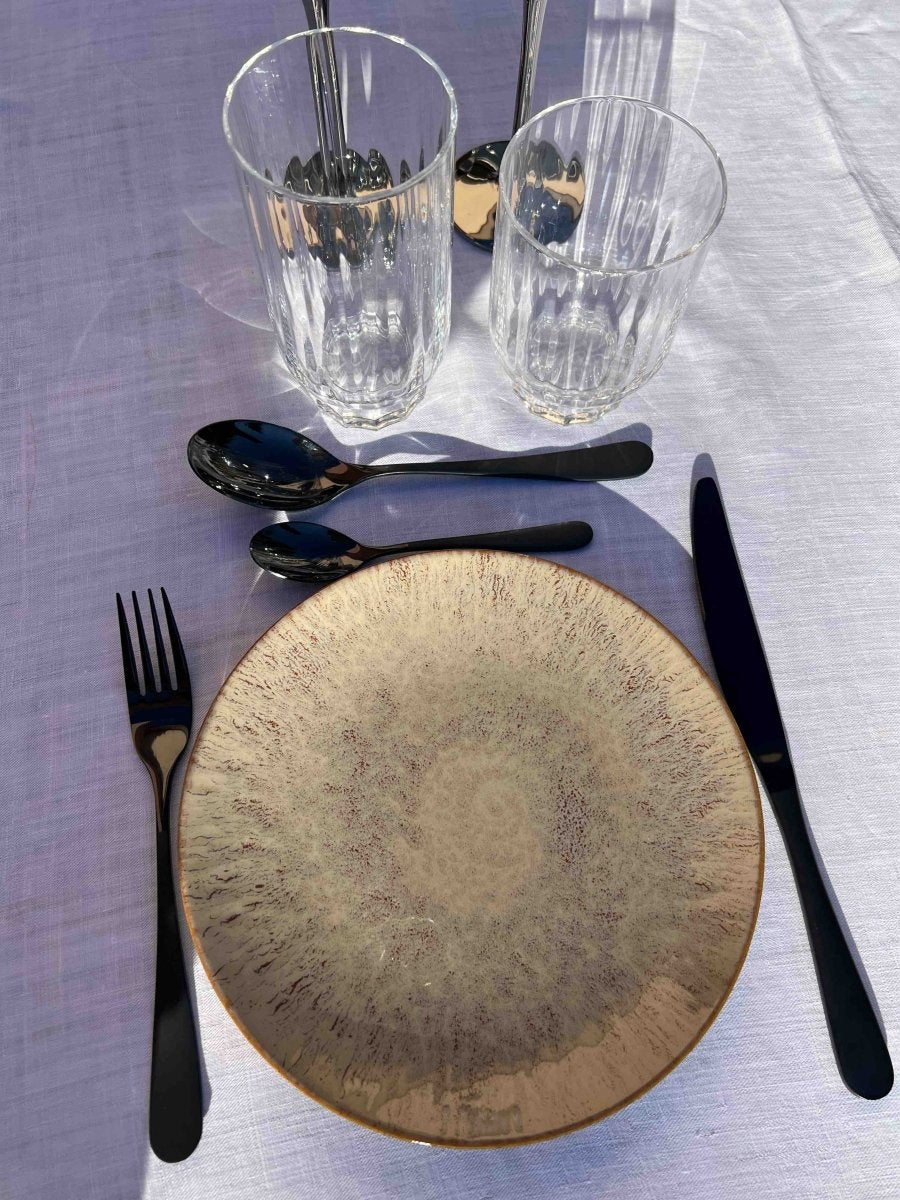 Service de 24 couverts noirs EBENE - B&Inside