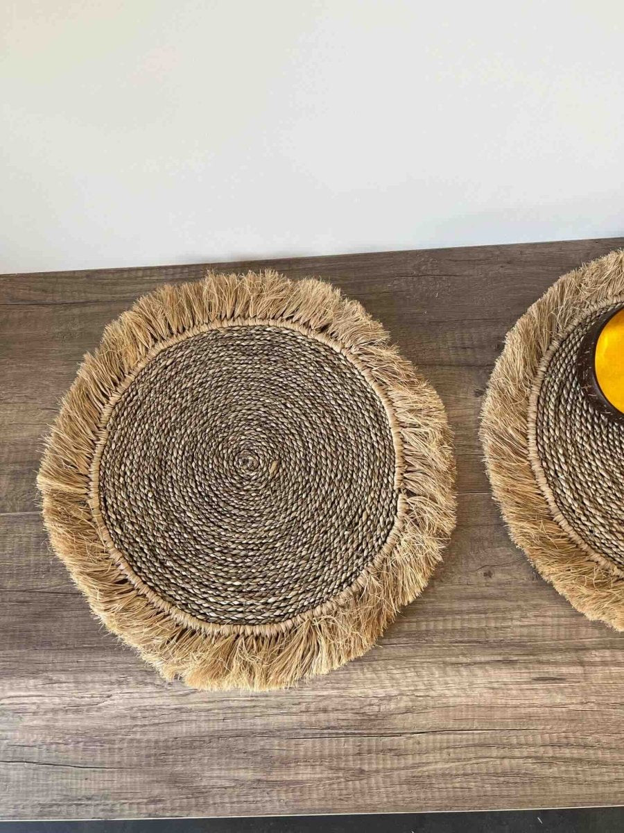 Set de table BELANTAN en raphia naturel - B&Inside