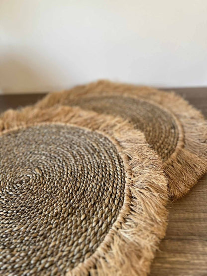 Set de table BELANTAN en raphia naturel - B&Inside