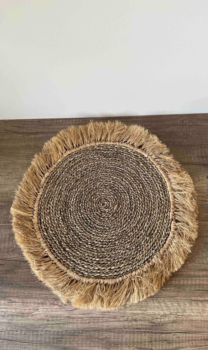 Set de table raphia naturel BELANTAN - B&Inside