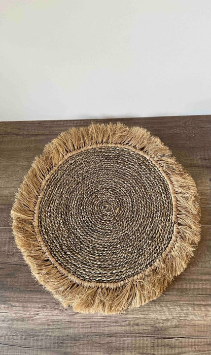 Set de table raphia naturel BELANTAN - B&Inside