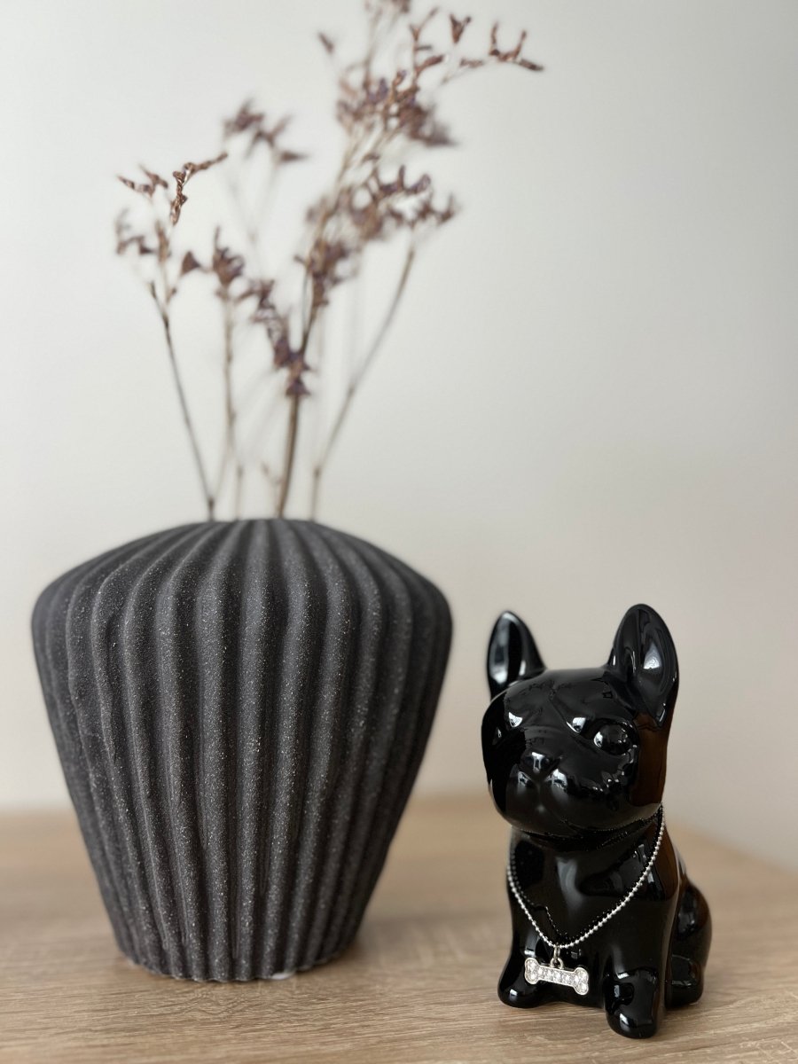 Tirelire Bulldog MINI DOG blanc ou noir - B&Inside