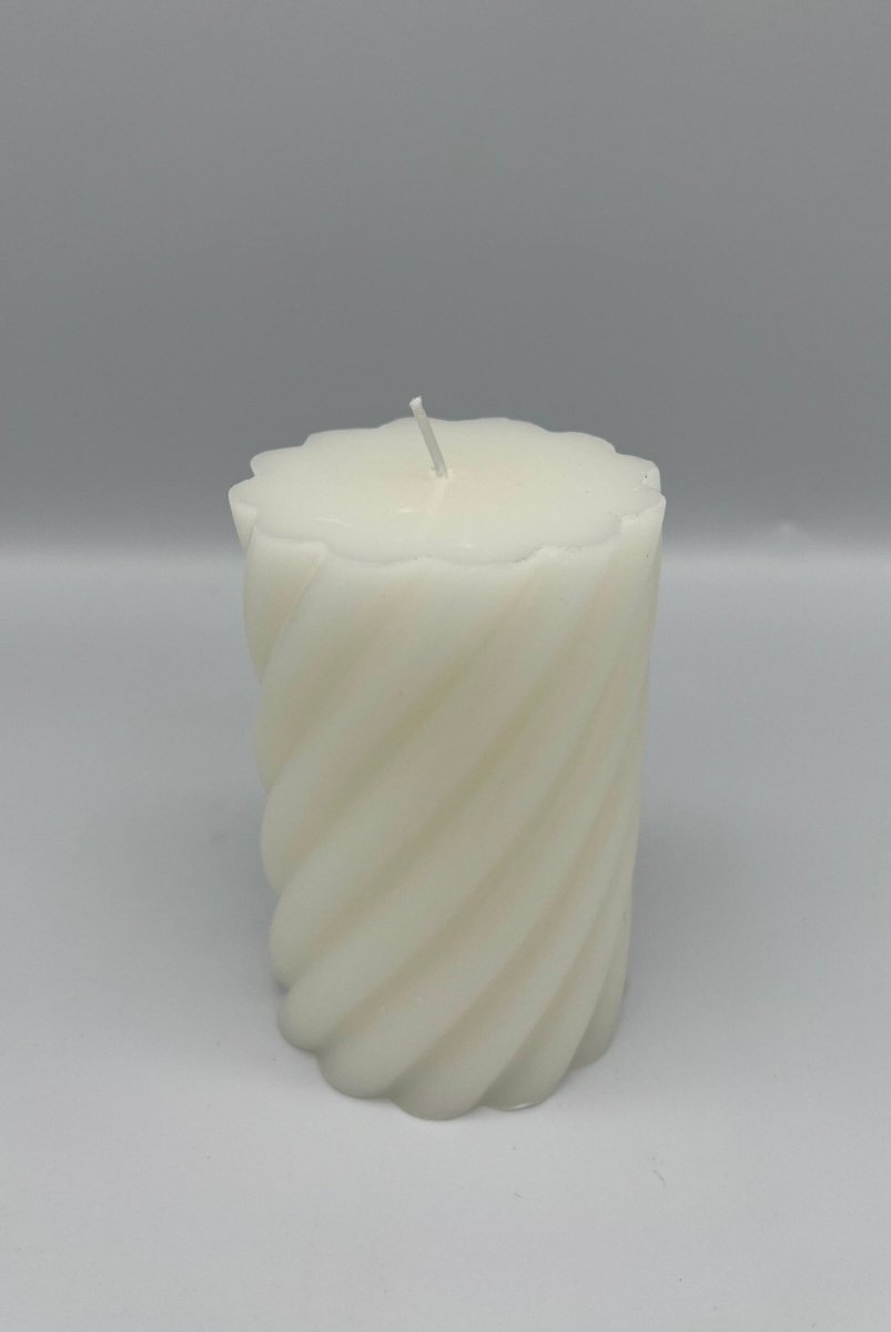 URANUS - Bougie torsade blanche - B&Inside