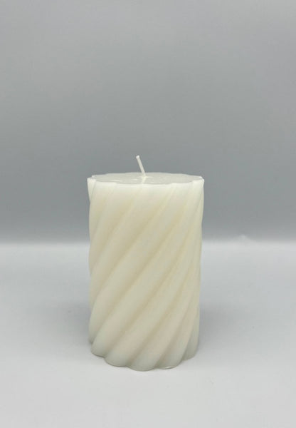 URANUS - Bougie torsade blanche - B&Inside