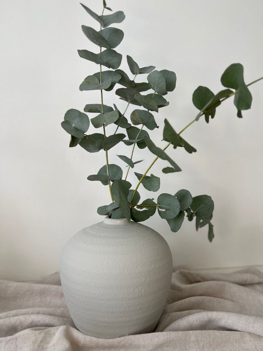 Vase décoratif gris céramique CATIA - B&Inside