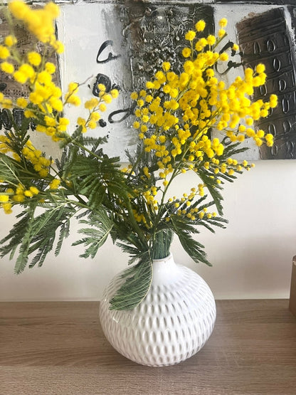 Vase en céramique écru - MAYA - B&Inside