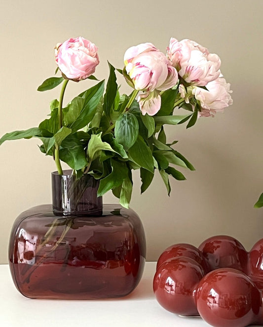 Vase Géométrique TANO Dégradé – Verre Recyclé - B&Inside