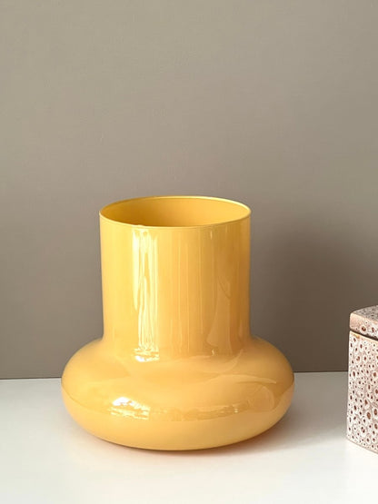 Vase SIPHO en verre recyclé opaque - B&Inside