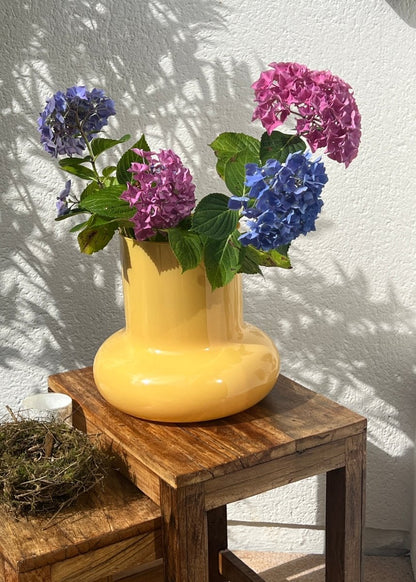 Vase SIPHO en verre recyclé opaque - B&Inside