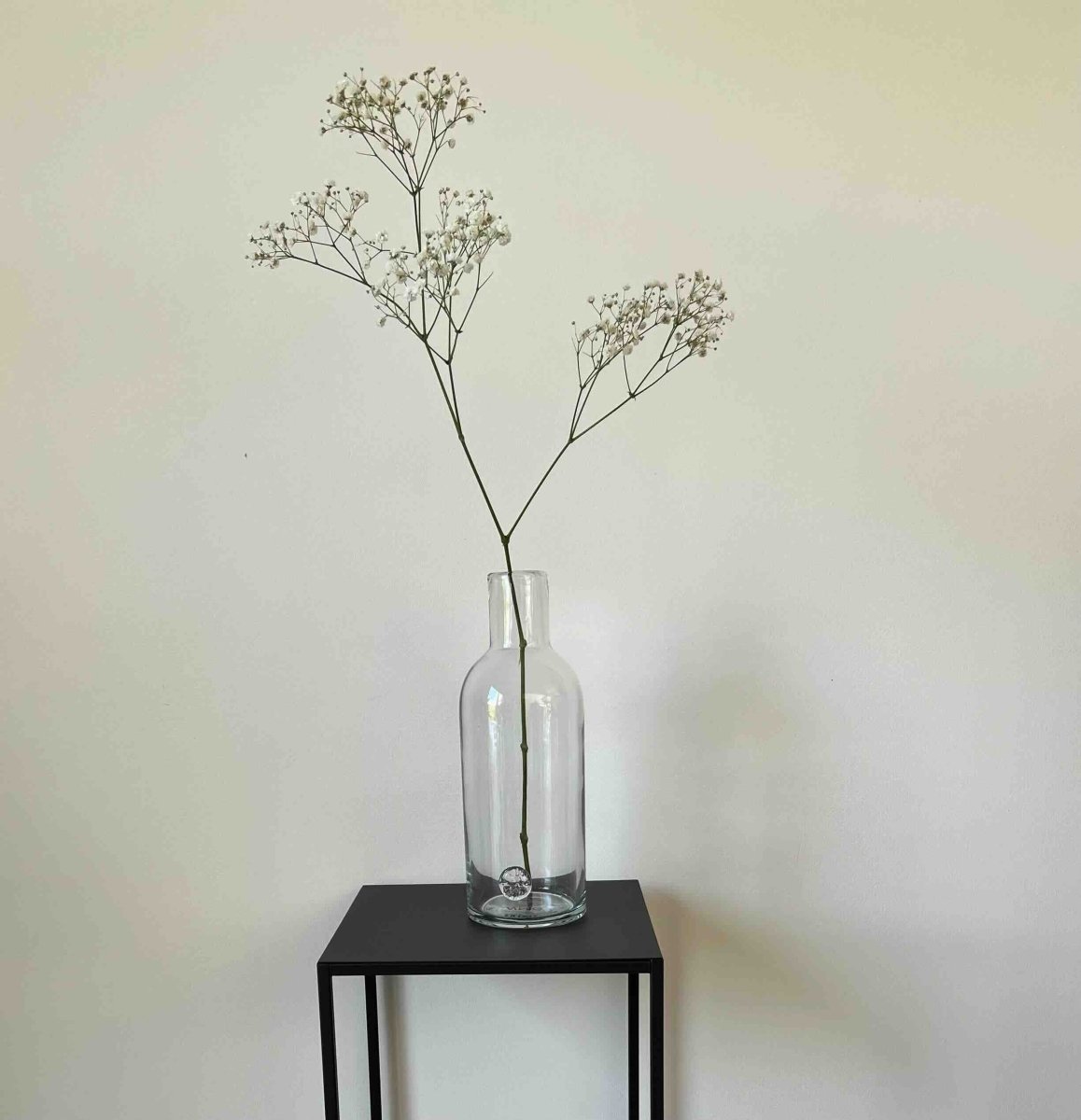 Vase soliflore verre transparent minimaliste élégant - MILAN - B&Inside