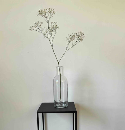 Vase soliflore verre transparent minimaliste élégant - MILAN - B&Inside