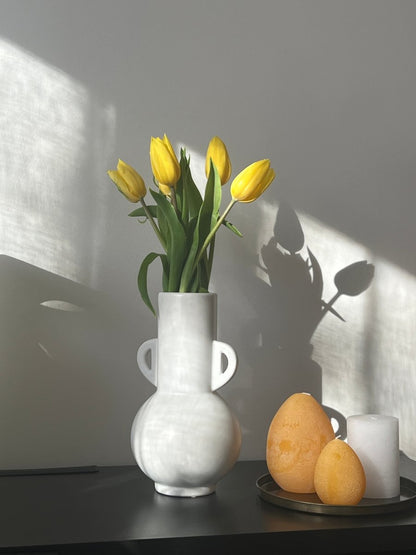 Vase SUKO en céramique blanche - B&Inside