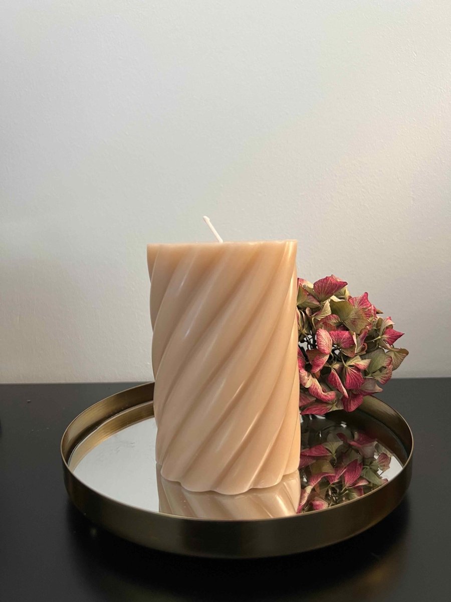 VENUS - Bougie torsade nude - B&Inside