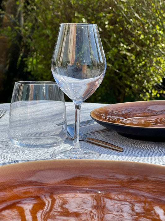 Verres à Eau RONA - Set de 2 Verres Transparents Élégants - B&Inside