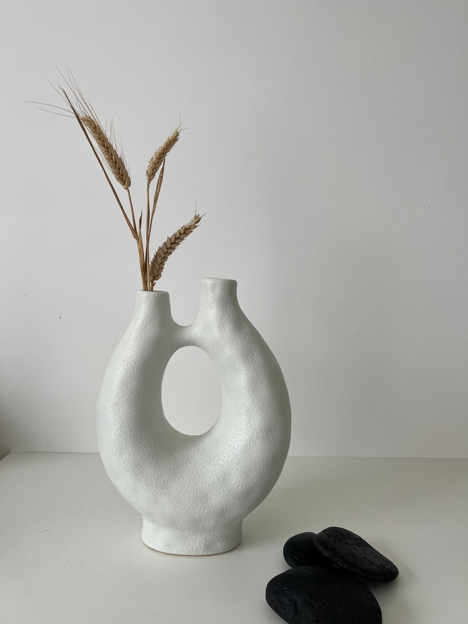 AYLA - Vase blanc - B&Inside