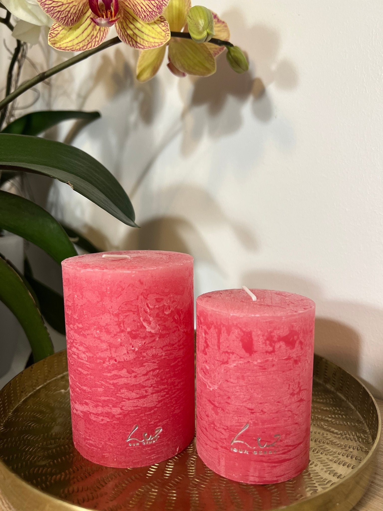 Bougies Luz Your Senses - Fuchsia - B&Inside