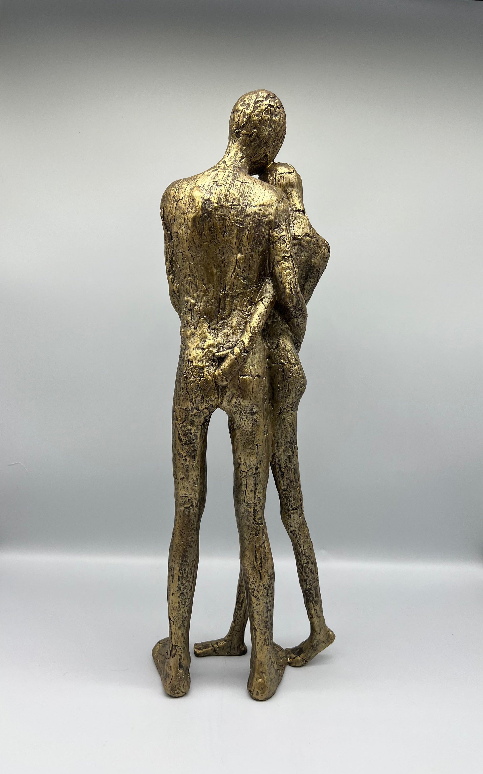EDEN - Statuette de couple enlacé en bronze statuette B&Inside 
