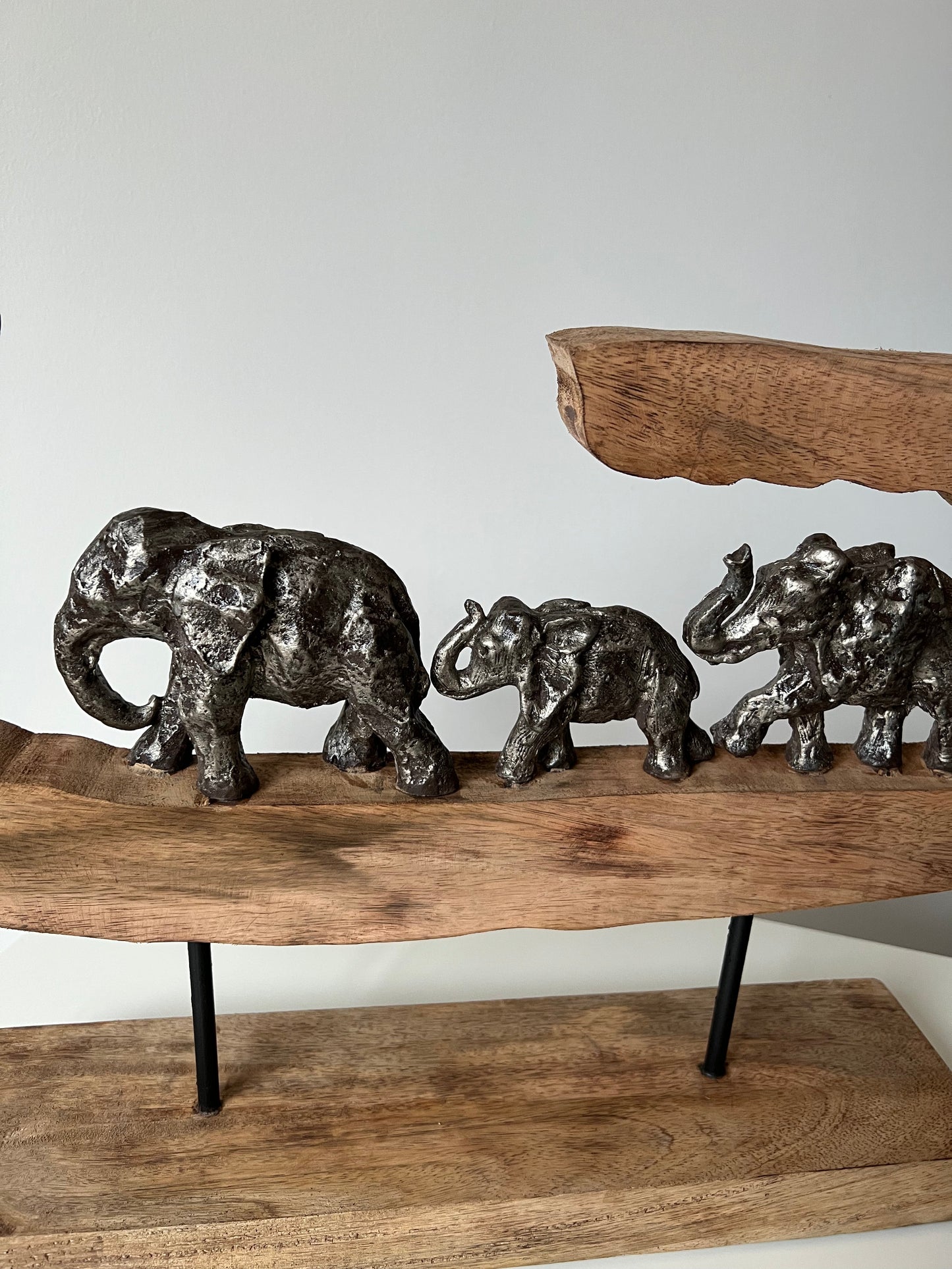 FAMILLE ELEPHANTS - Statuette B&Inside 