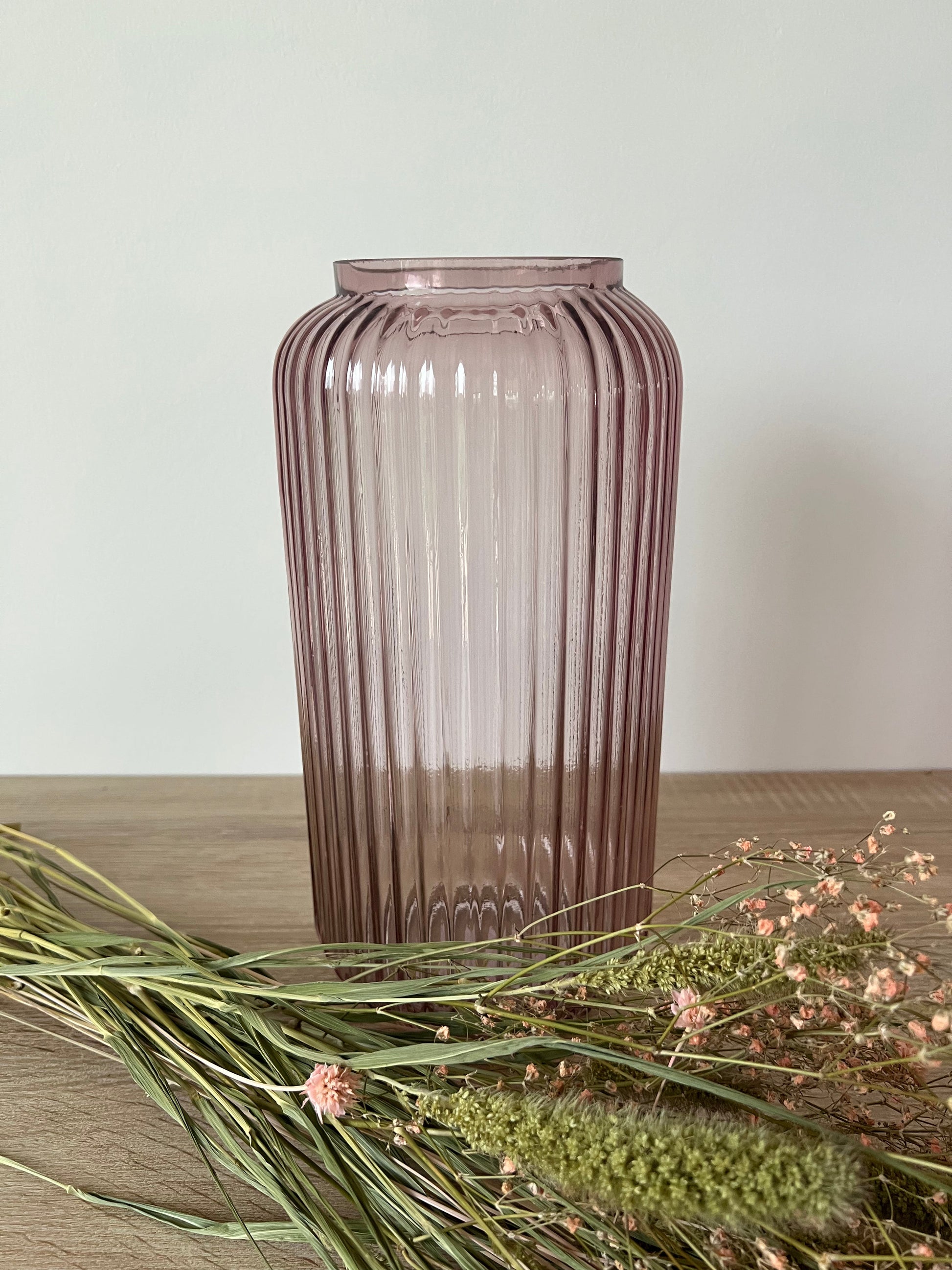 JAZZ - Vase transparent rose Vase B&Inside 