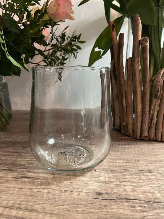 QUARTZ- vase en verre vase B&Inside 