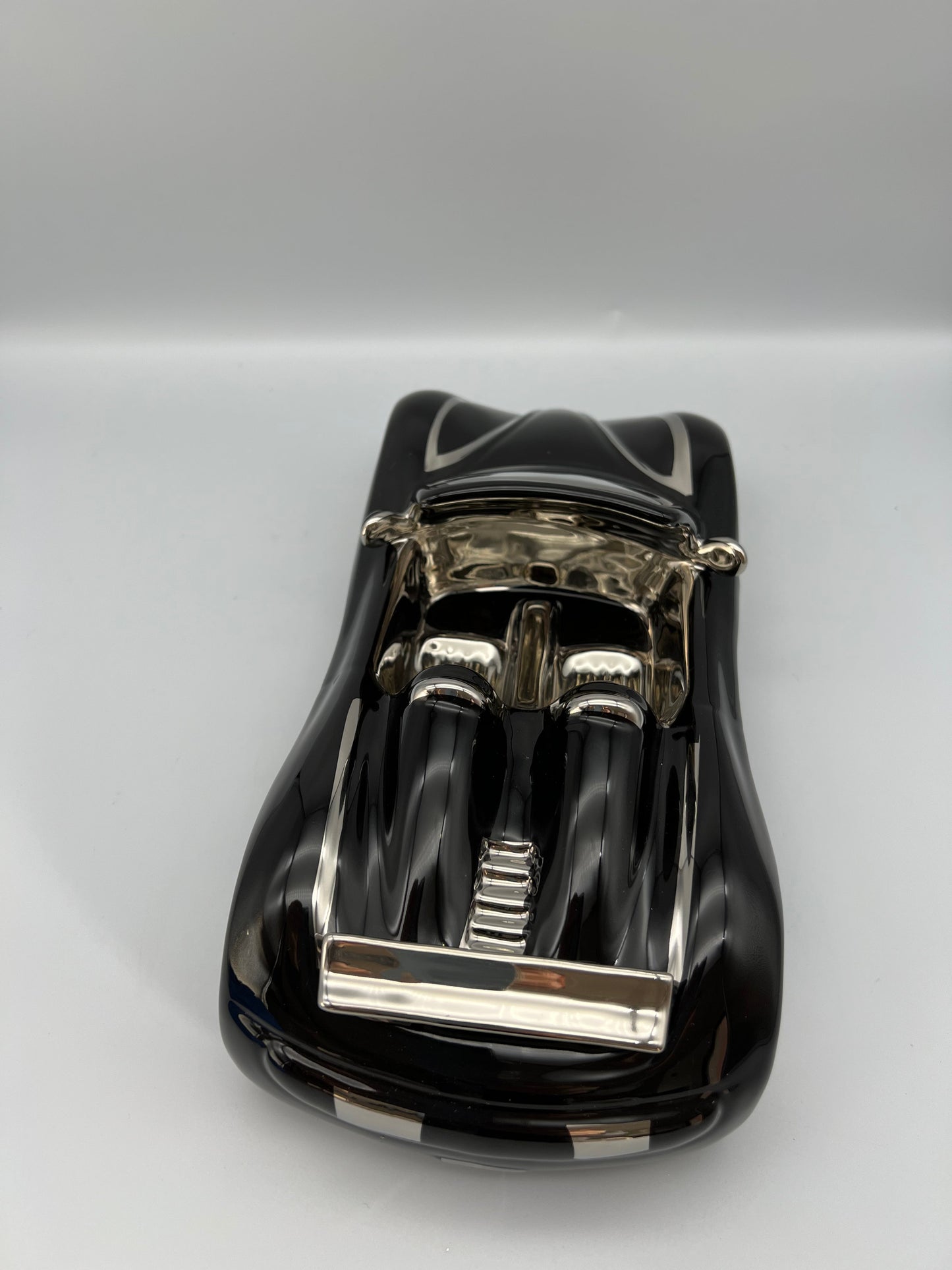SPORT CAR - voiture cabriolet noir et argent Sculture B&Inside 